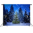 Snow Night World Theme Photography Vinyl Backdrop Studio Background 2.1m x 1.5m