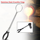 39cm Stainless Steel Crucible Tong Clamp Graphite Melting Furnace Pliers Tool