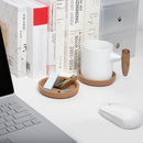 3 Pieces / Set Oak Natural Cork Multi-Purpose Anti-slip Coffee Cup Mat From Xiaomi Youpin