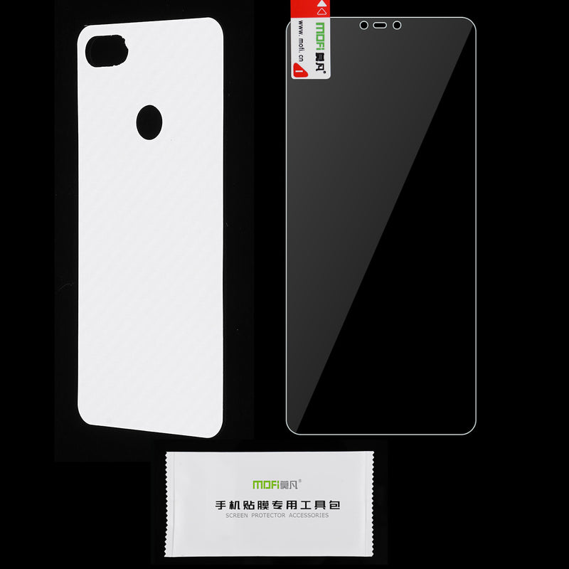 Mofi Anti-Explosion Tempered Glass Front & Back Screen Protector For Xiaomi Mi 8 Lite