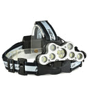 XANES 2501-B 2500 Lumens 9LED Cycling Headlamp 6 Switch Modes 7x T6+ 2x XPE Sport Light