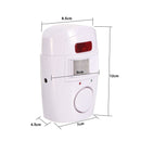Wireless PIR Motion Infrared Sensor Anti-theft Detector Intruder Alarm + 2 Remote Controller + Holder