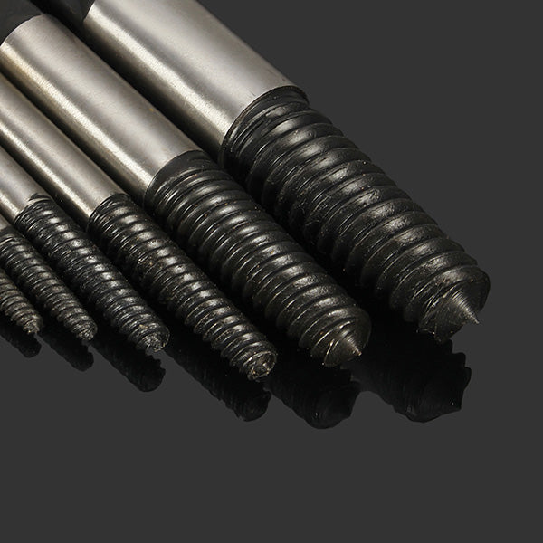 5/6pcs 4mm-25mm Damaged Nut Screw Extractor Set Bolt Stud Remover Tool Kit