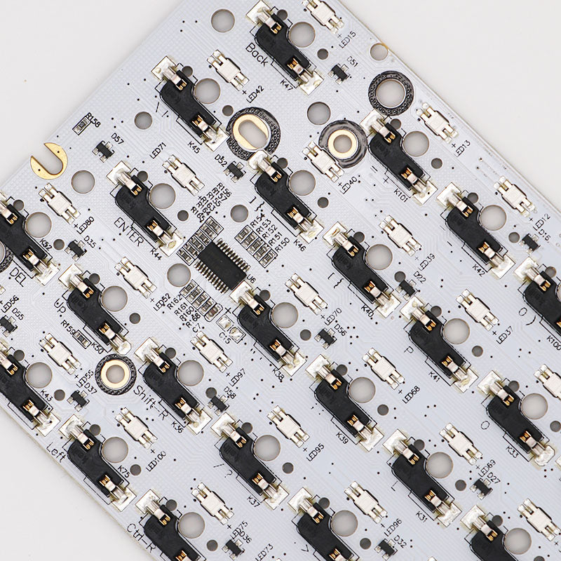 Skyloong GK64S PCB Wired Platinum Motherboard USB Broadcom 20730 bluetooth 3.0 Mechanical Keyboard Kit Hot Swap RGB Light