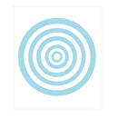 3x5FT Blue Circle Photography Backdrop Photo Studio Background