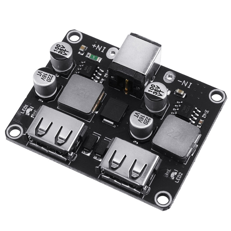 USB QC3.0 QC2.0 DC-DC Buck Converter Charging Step Down Module 6-32V 9V 12V 24V to Fast Quick Charger Circuit Board 3V 5V 12V