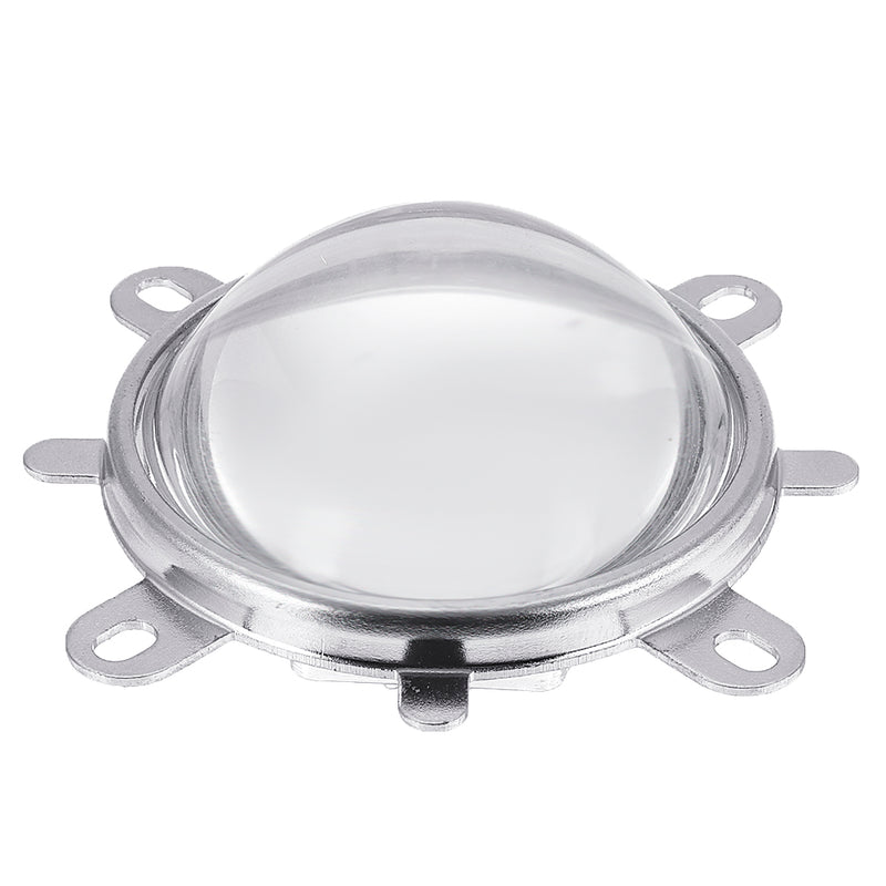 LED Lens Optical Glass 57mm + Reflector + Fixed Bracket For 20W 30W 50W 100W High Power Chip