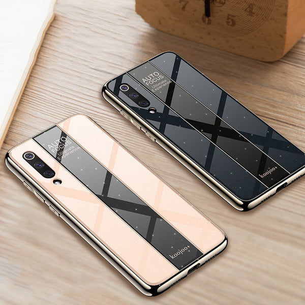 Bakeey Luxury Plating Anti-scratch Tempered Glass Protective Case for Xiaomi Mi 9 / Xiaomi Mi9 Transparent Edition
