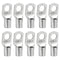 12 Pcs 1/0 AWG Copper Cable Lugs 3/8" Electrical Terminal Block Wire Connectors