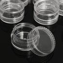 50pc/Lot 5g Sample Clear Cream Jar Mini Cosmetic Jewelry Medi Cine Refillable Bottles Containers Transparent Pot Can Tin