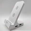 Bakeey 10W Dual Coil 2 USB Port  3 In 1 Wireless Fast Charger Charging Phone Holder For iPhone X XS XR Max  Xiaomi Mi9 Mi8 S9 S9 Note S10 S10 Note