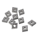 Machifit 10pcs CNMG120404/08-TC NX525 Carbide Insert CNMG432 Cutter for Lathe Turning Tool Holder