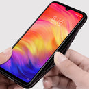 Bakeey Luxury Fabric Splice Soft Silicone Edge Shockproof Protective Case For Xiaomi Redmi Note 7
