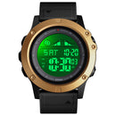 SKMEI 1476 Large Dial Multi-function Chronograph Alarm Outdoor Sports Waterproof Men Watch Digital Watch