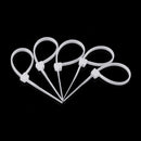 Suleve ZT12 Nylon 1000Pcs 3mm 8/10/12/15cm White Nylon Self-locking Cable Tie Zip Ties Strong Tensile Strength