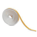 10M Self-adhesive D-Type Seal Strip Soundproof Doors Windows Weather Foam Adhesive Tape Decorations