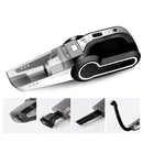 Portable Car Home Wireless Hand-Helded Strong Suction Fast Charge Vaccum Cleaner Support Tire Pressure Measurement LED Lighting Inflation