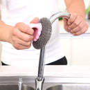 KCASA KC-CS07 Hanging Steel Wire Ball Cleaning Brush Pot Pan Dish Bowl Scrubber Cleaner Washing Tool