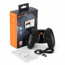 NEWGAME Q1 bluetooth 4.0 2.4G Wireless Vibration Gamepad with Phone Clip for Android IOS PC TV Box