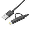 Xiaomi Youpin XM2001 2 in 1 Micro USB + Lightning for Data Cable for iPhone S8 Plus X
