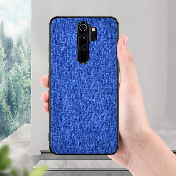 Bakeey Luxury Fabric Shockproof Protective Case for Xiaomi Redmi Note 8 Pro