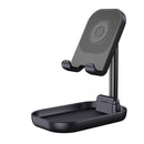 Bakeey 10W 7.5W 5W Folding Fast Charging Wireless Charger Bracket Telescopic Desktop Cellphone Stand Holder For iPhone XS 11 Pro Xiaomi Mi9 9Pro 5G