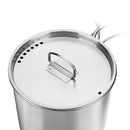 500ml Stainless Steel Cooking Pot Foldable Portable Camping Picnic BBQ Cooking Tool