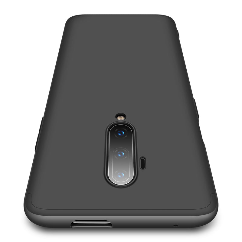 For OnePlus 7T Pro Case Bakeey Double Dip 360 Hard PC Full Cover Shockproof Protective Case