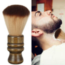 Hot Shaving Barber Salon Men Facial Beard Comb Cleaning Device Shave Tool Soft Shaving Brush With Wooden Handle For Men