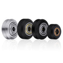 Flat / V Type Plastic/Stainless Steel Pulley Concave Idler Gear With Bearing for 3D Printer