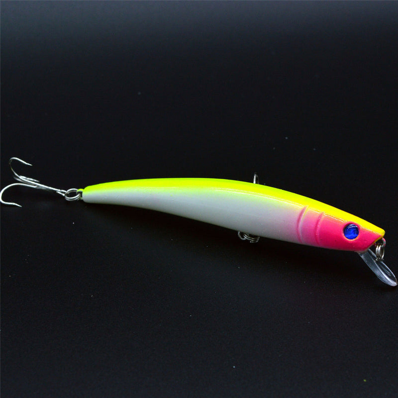ZANLURE 14pcs/set Lot Mixed Wobbler Minnow Bass Fishing Lures Crankbaits Tackle Hooks