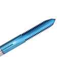 Drillpro 5Pcs M3-M8 Blue Coated Machine Screw Tap Drill Set Straight Flute Metric Thread Tap Drill Bit