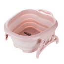 Folding Foot Spa Relaxing Bath Soaking Pedicure Basin Tired Sore Feet Massager