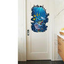 3D Seafloor Ocean Wall Stickers Home Decor Mural Art Removable Ocean World Decor Sticker