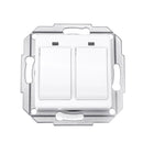 WiFi Smart Light Wall Switch Socket Outlet + 2 Gang Push Button Switch DE EU Smart Life Tuya Wireless Remote Control Work with Alexa Google Home