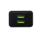 EU 5V 2.4A Dual USB Charger Power Adapter For Smartphone Tablet PC