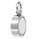 Double Side 320kg D60mm Neodymium Fishing Salvage Recovery Magnet For Detecting Metal Treasure