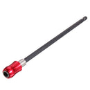 Drillpro 6pcs 60-300mm Quick Release Screwdriver Bit Holder 1/4 Inch Hex Shank Extension Bar