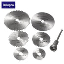 Drillpro SW-B3 6pcs HSS Circular Saw Blade Cutting Discs Wheel Set For Rotary Tool