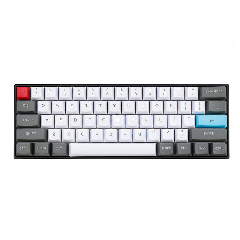 61 Key ANSI Layout OEM Profile PBT Thick Keycaps for 60% Mechanical Keyboard