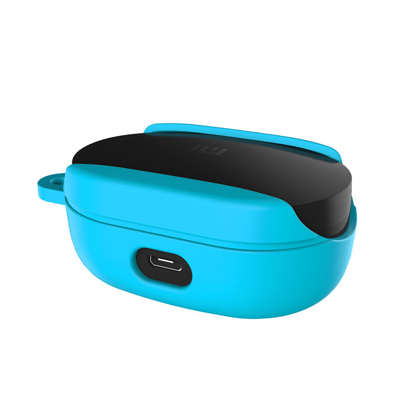 Portable Protective Silicone Case Earphone Storage Bag for Xiaomi Redmi AirDots With Hook