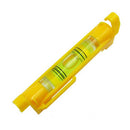 HACCURY Pen-shaped Horizontal Mini Rope Bubble Line Level Lanyard Level Meter Line Level Red Yellow