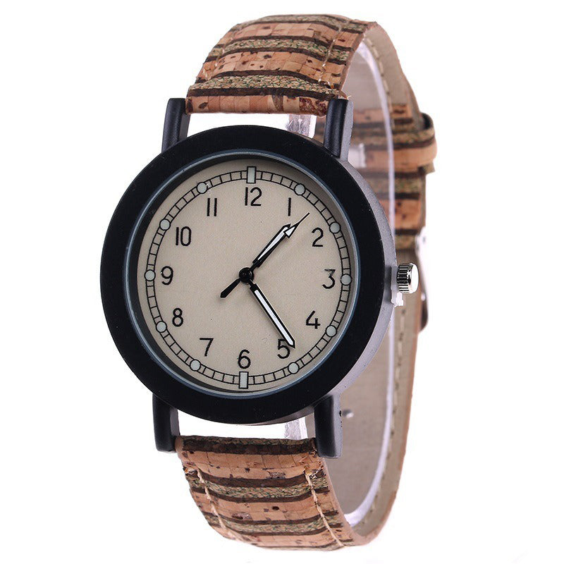 Fshion Women Watch Color Dial Retro Quartz Watch