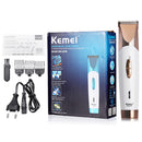 Kemei KM-604B Electric Hair Trimmer Head Shaver Beard Cut Cordless Clipper Rechargeable for Men