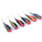 ZANLURE 6pcs/set 9cm 14.4g Fishing Lure Top Water Colorful Pattern Bionic Popper Hard Bait