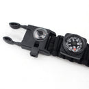 Multifunctional Compass Fishing Survival Watch Gear Bangle Parachute Cord Outdooors Survival Kit