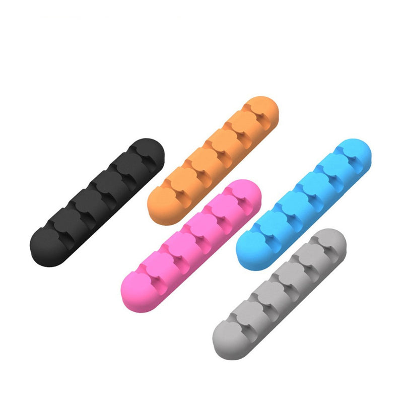 ORICO CBS5 Cable Winder Earphone Cable Organizer Wire Storage Silicon Cable Holder Clips For MP3 MP4 Mouse Earphone