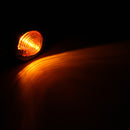 Motorcycle Black Chrome Bullet Turn Signal Indicators Lights For Harley Cafe Racer Sportster