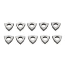 Drillpro 10pcs MW0603/MW0804 Carbide Insert Shim Seats Accessories for WNMG06 Insert Turning Tool