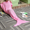 Honana WX-29 3 Size Yarn Knitting Mermaid Tail Blankets Fibers Warm Soft Home Office Sleep Bag Bed Mat